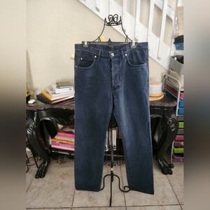 Versace Men's Dark Blue Denim Jeans